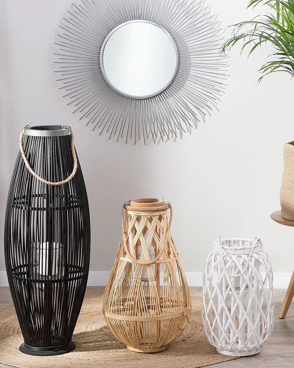 Lantern TONGA 56 cm Bamboo Natural_858588