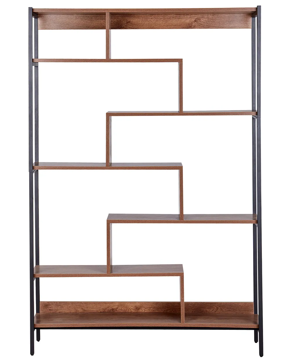 Regal mit 6 Ebenen DAVEN 180 cm Braun_791509