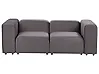Modulsofa 2-Sitzer FALSTERBO Samtstoff Taupe