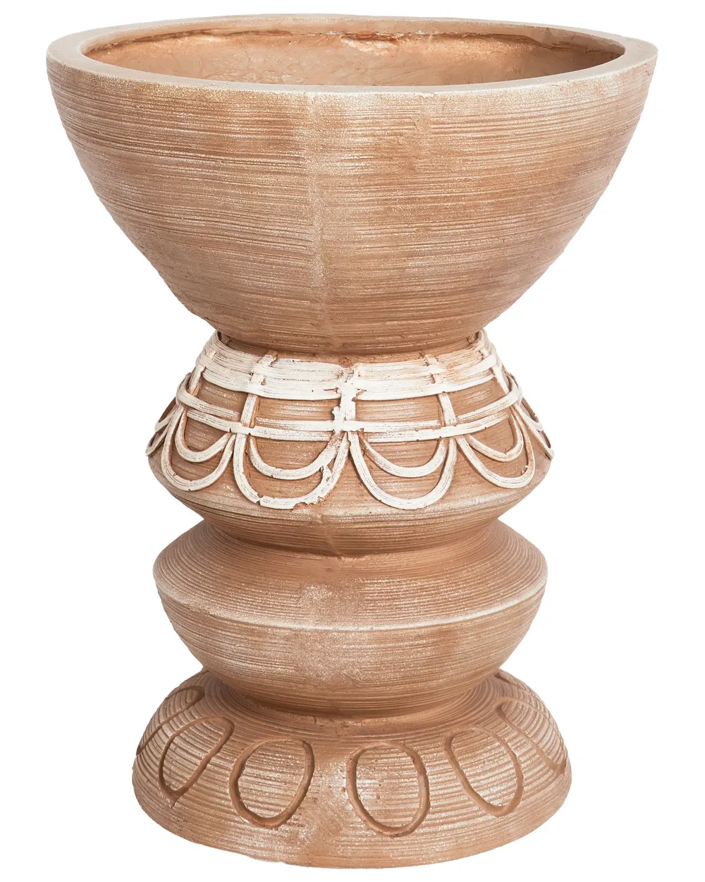 Blumenkübel DISPORUM 29 cm Hellbraun