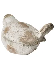 Gartenfigur 3er Set ANGHIARI Vogel Beige_1054870