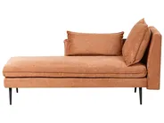 Right-Hand Chaise Longue YERRES Fabric Orange_1003714
