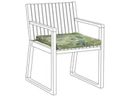 Gartenstuhlkissen SASSARI 46 x 46 cm Hellgrün_991047