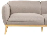 Sofa 3-Sitzer LJUNG Stoff Hellbraun_1076498