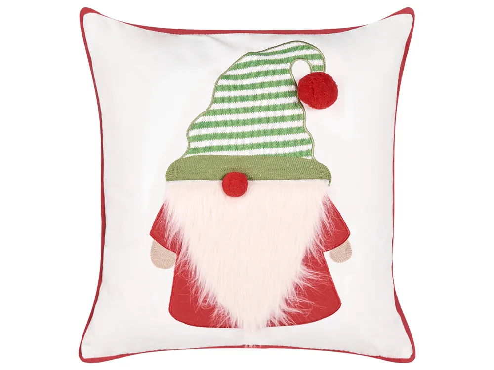 Dekokissen 3er Set EMBERA 45 x 45 cm Bunt Weihnachtsmotiv_1124899