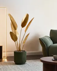 Kunstpflanze BANANA TREE 123 cm Gold_993966