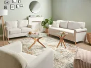Sofa 2-Sitzer RONNEBY Stoff Beige_955004
