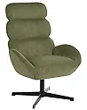 Swivel Armchair AALBORG Fabric Green