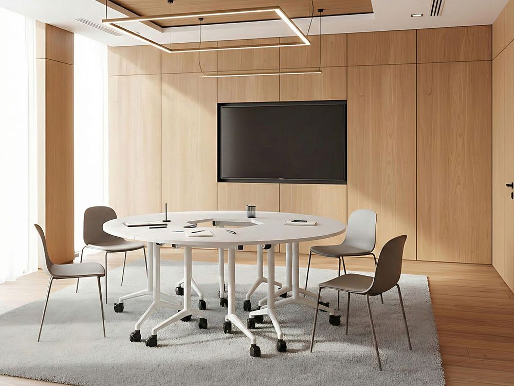 Foldable Corner Desk Module CAVI 90 cm 64 cm White