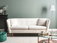 Sofa 3 Seater FREDERICA Boucle Off-White_1174174