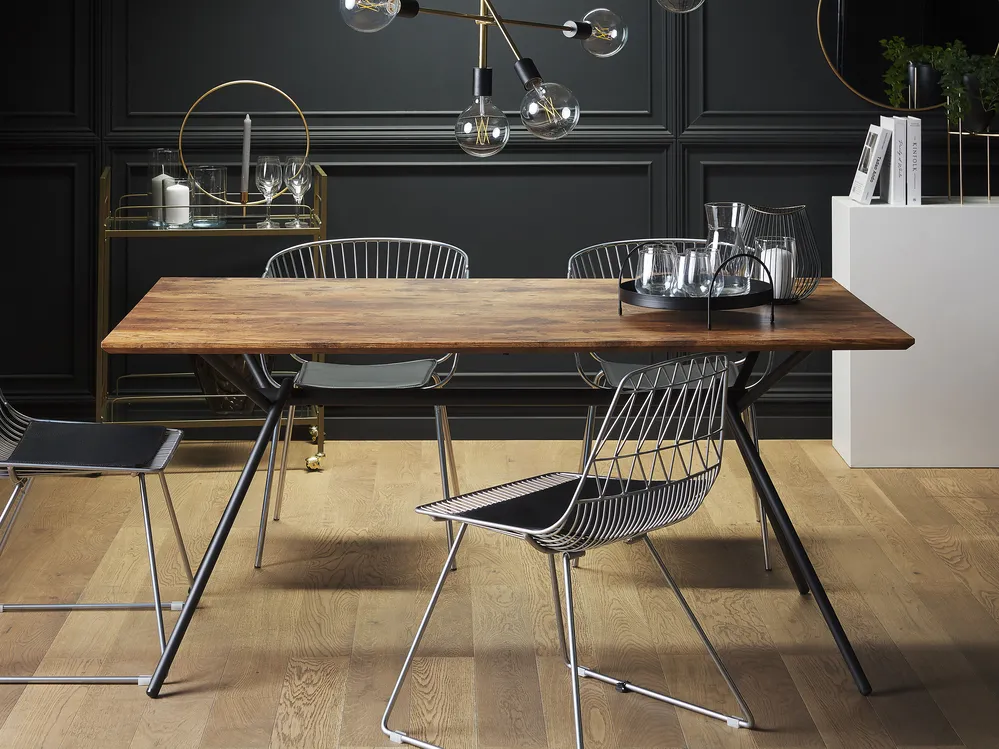 Esstisch AMSTERDAM Dunkelbraun 160 cm 90 cm