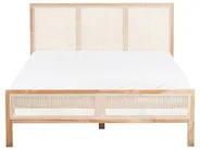 Bett mit Lattenrost Kiefernholz SALERNAS 140 x 200 cm Hellbraun_977025