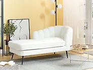 Rechtsseitige Chaiselongue ALLIER Bouclé Cremeweiß_1183721