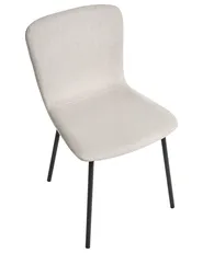 Esszimmerstuhl 4er Set CALDWELL Stoff Hellbeige_1020696