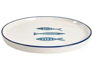 Tafelservice 16-teilig TAMARIND Porzellan Weiß / Blau_1026555