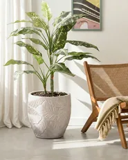 Blumenkübel BAIYUN 42 cm Hellbeige_1049784