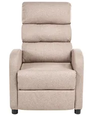 Fernsehsessel OTUS mit Fußstütze Stoff Taupe_1003312