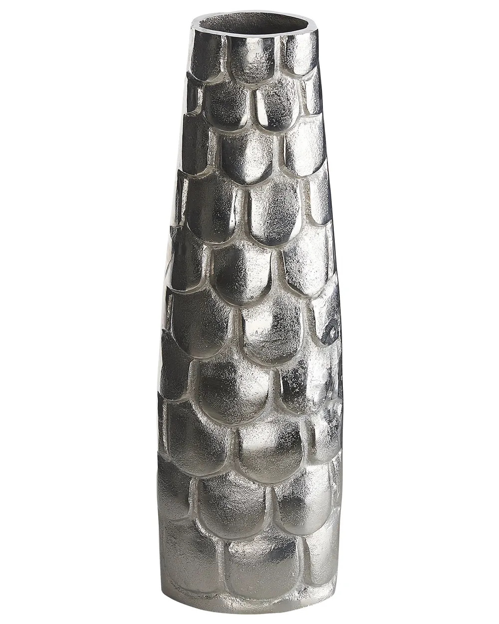 Blumenvase SUKHOTHAI 47 cm Metall Silber