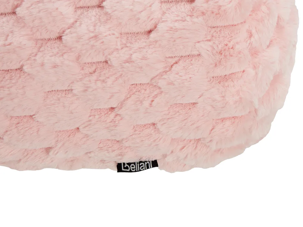 Dekokissen LINDEN 22 x 60 cm Webpelz Rosa Ohne Muster_936045