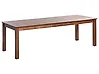 Ausziehbarer Esstisch MADURA Dunkle Esche 160/240 cm 90 cm