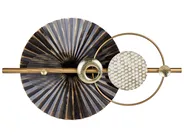Wall Decor RUTHENIUM Metal 59 cm Black_843762