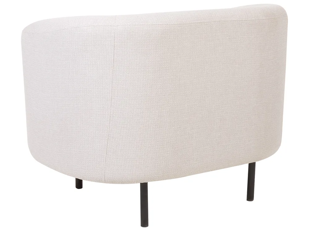 Living Room Set 3 Seater LOEN Fabric Light Beige_867512