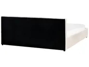 Bett mit Stauraum BOUSSE Bouclé Cremeweiß 180 x 200 cm_980091