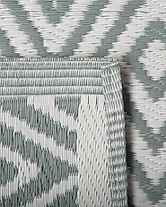 Outdoor Rug SIKAR Light Green 90 x 150 cm_716040