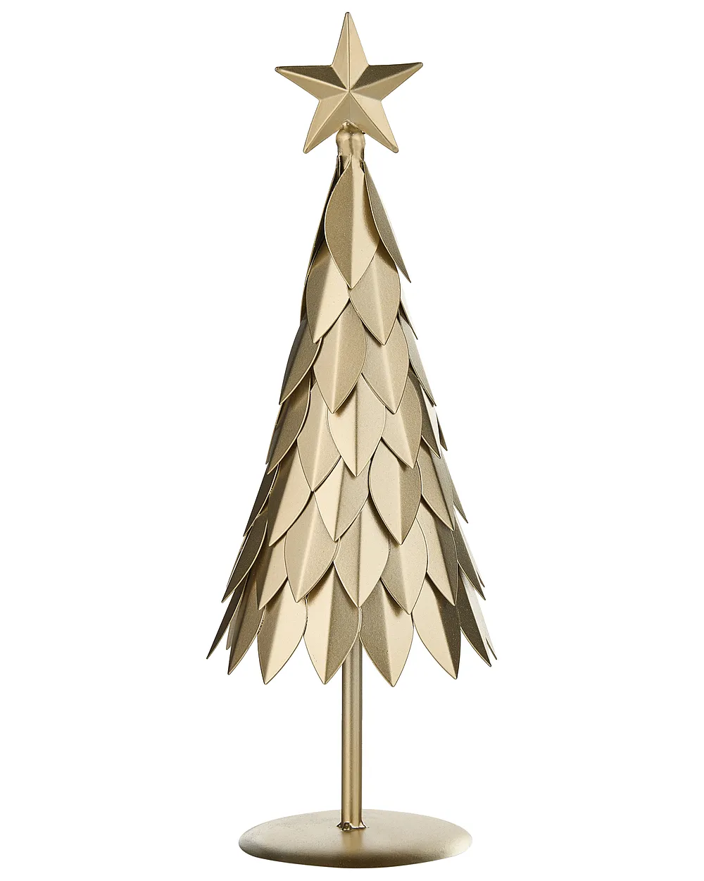 Set of 2 Figurines KEMIJOKI 41/48 cm Christmas Tree Gold_1156605
