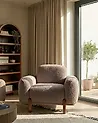 Sessel ODNES Bouclé Taupe