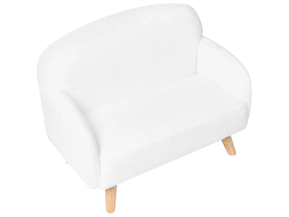 Kindersofa OTTAL Bouclé Weiß_1055520