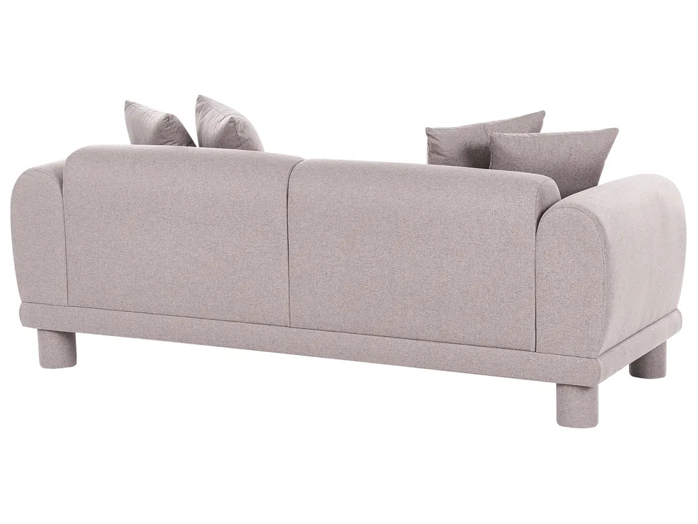 Sofa 3-Sitzer PORI Stoff Taupe_1060009