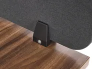 Desk Screen WALLY 160 x 40 cm Dark Grey_800736