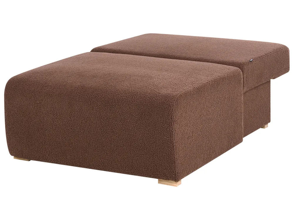 1-Seat Section NERBO Boucle Brown_1034282