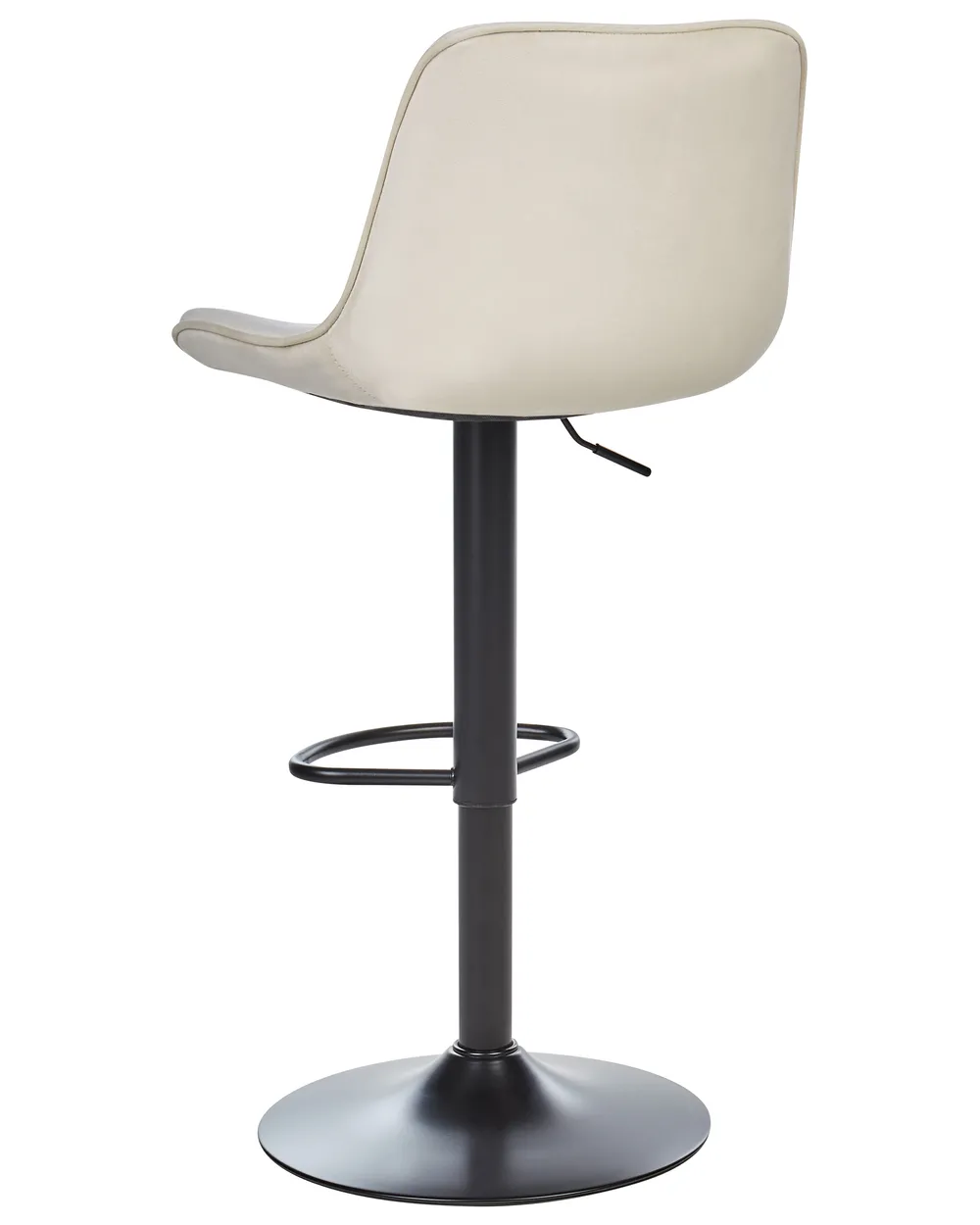 Set of 2 Bar Chairs DUBROVNIK Swivel Velvet Light Beige_913966