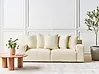 Sofa 3-Sitzer VISKAN Cord Hellbeige