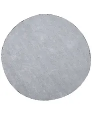 Zottelteppich DEMRE Hellgrau ø 140 cm_738101