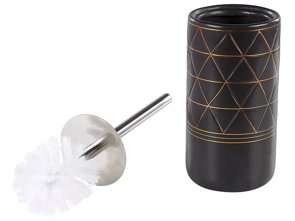 Badaccessoires Set 5-teilig LANCO Keramik Schwarz_788532