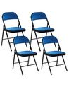Klappstuhl 4er Set SPARKS Blau