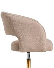 Desk Chair KATONAH Boucle Beige_1099433