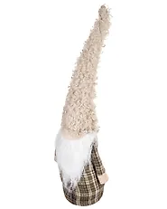 Weihnachtsdekoration 3er Set NAKKILA 51/55/66 cm Zwerg Braun_1174279