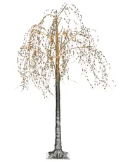 Gartendekoration LED NILLAKA 145 cm Baum Silber_1015264