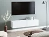 Wandmontierter TV-Schrank GLADSTONE Weiß