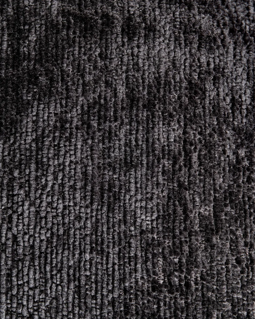 Drehsessel TOVIK mit Fußstütze Chenillegewebe Schwarz_1007290