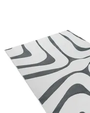 Rug HARTZ Grey/ White 160 x 230 cm_1101394