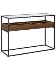 Konsolentisch WACO Sicherheitsglas Schwarz_825575