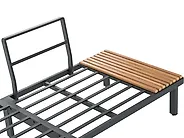 Garden Lounge Set with Table 5 Seater FIVIZZANO Acacia Wood Dark Grey_1161103