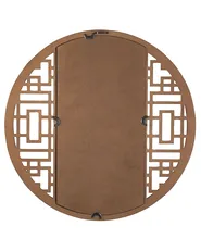 Wandspiegel FIRMINY 60 cm 60 cm Tannenholz Hellbraun_797024