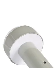 Kabellose LED Tischlampe BESOS mit Dimmer Metall Grau_941004
