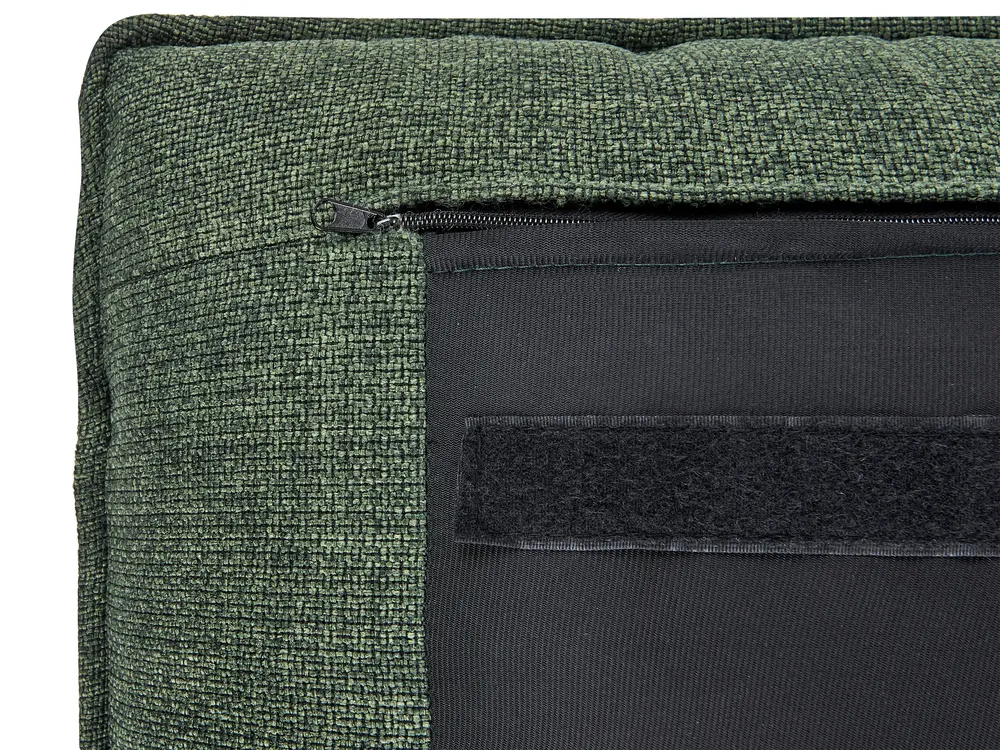 Wasserbett Stoff BAJONNA 180 x 200 cm Dunkelgrün_1010885